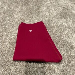 lululemon athletica Red Leggings inseam 27